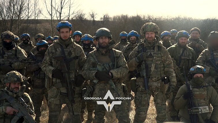 Участники Русского Добровольческого Корпуса